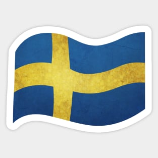 The flag of Sweden Sticker